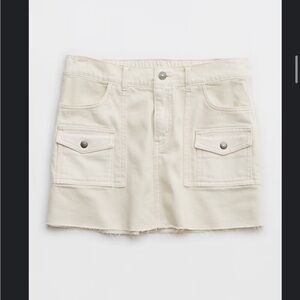 Aerie cargo micro mini skirt